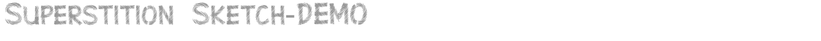Superstition font preview